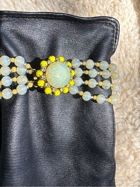 Vintage Mariam Haskell beaded bracelet